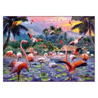 Pink Flamingos 1000pc Jigsaw Puzzle Extra Image 1 Preview